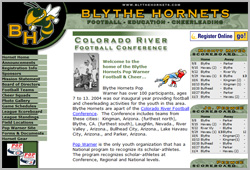 Blythe Hornets Pop Warner - www.blythehornets.com
