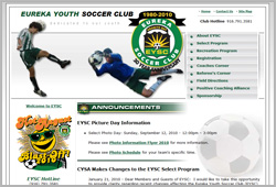Eureka Youth Soccer Club - www.eysc.com