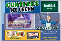 Gunther's Ice Cream Shop - www.gunthersicecream.com